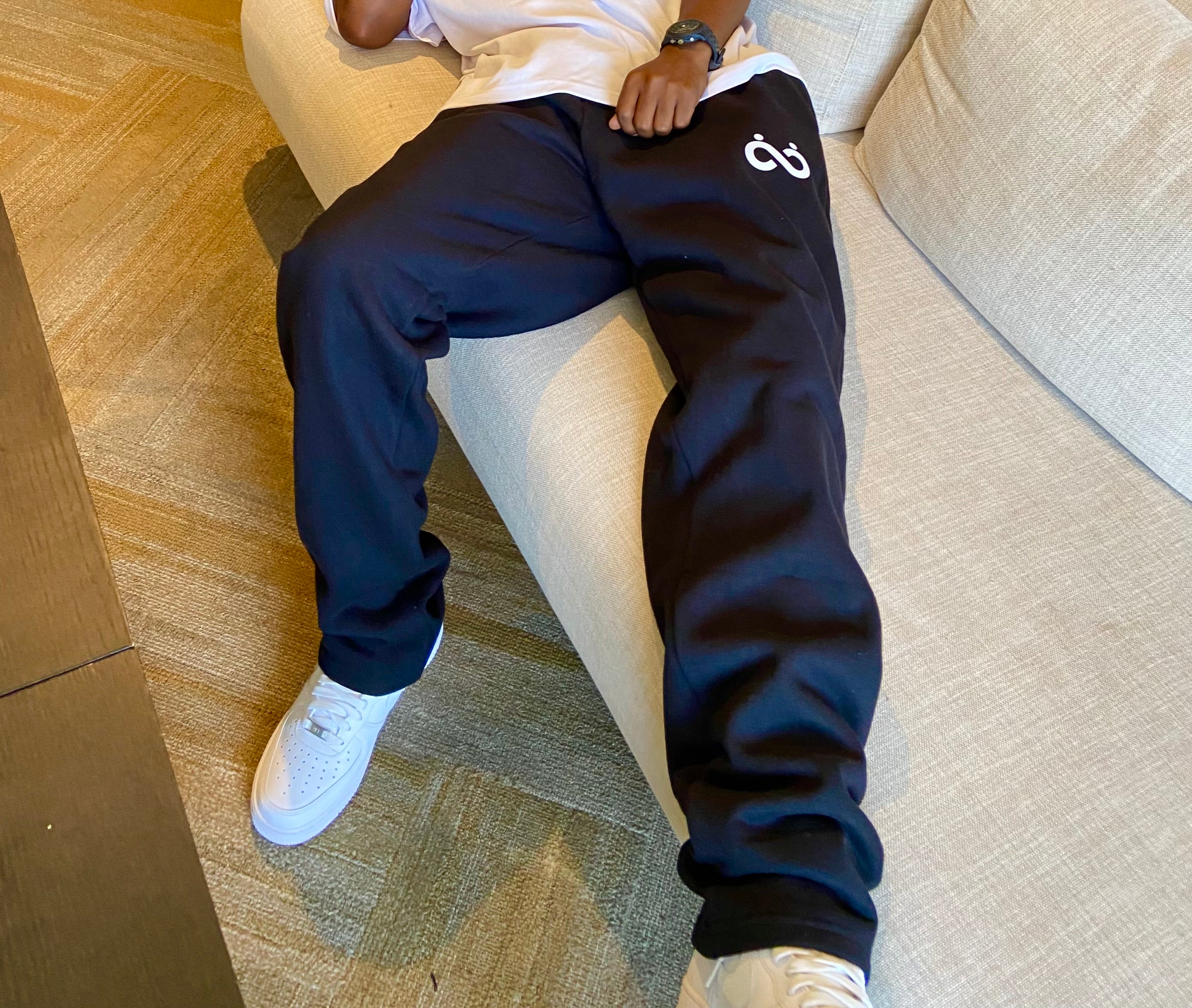 Black Flare Sweatpants