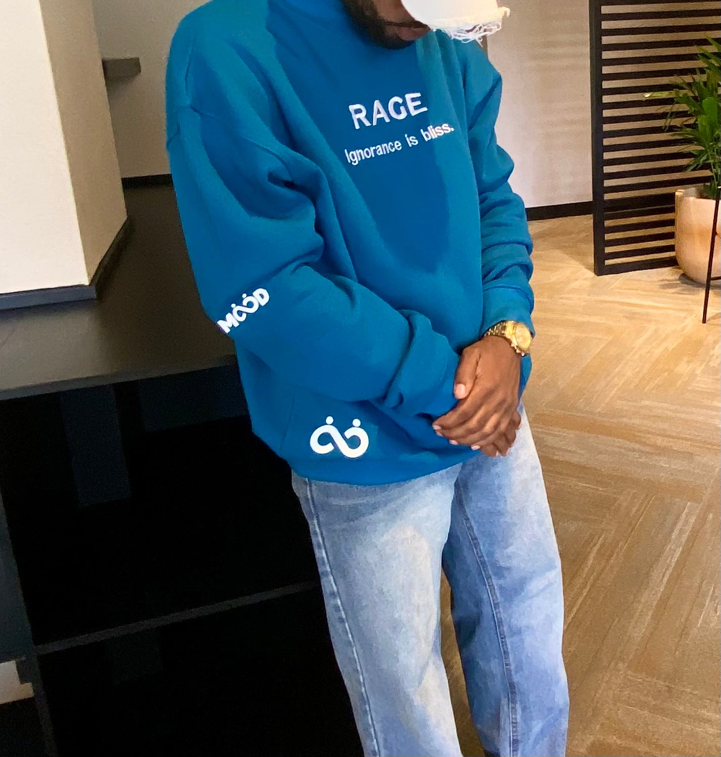 RAGE Crewneck - Cobalt Blue