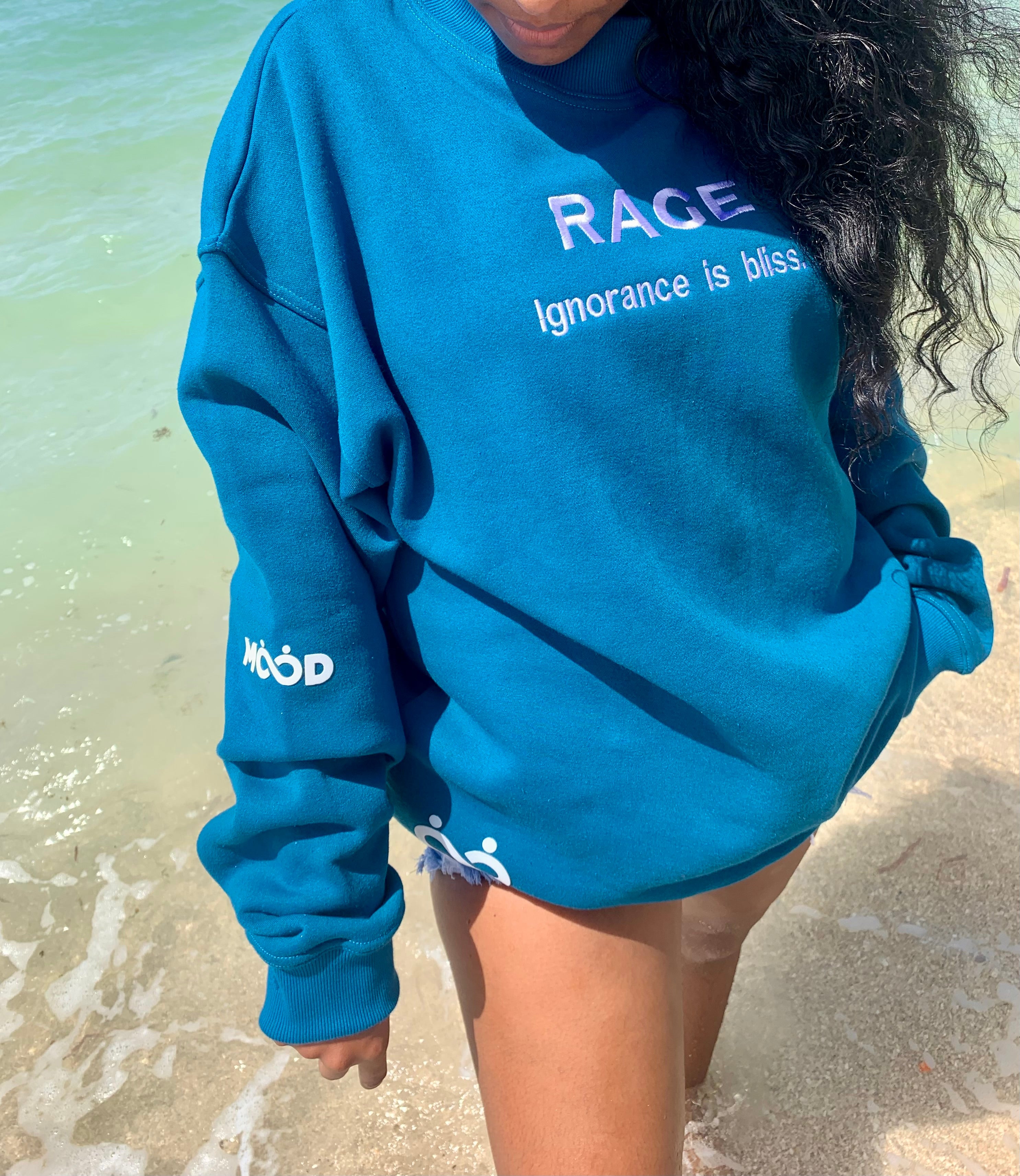 RAGE Crewneck - Cobalt Blue